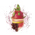 韩国 春雨(papa recipe)粉色果蔬面膜 提亮焕肤滋润面膜 高度贴合敏感肌可用 10片/盒