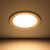 FSL佛山照明LED筒灯铝材三色过道嵌入式孔灯5W白玉银边开孔75-85mm