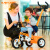 Babyjoey儿童三轮车脚踏车1-3-5岁 简易自行车多功能手推车小蜜蜂橙色