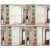 森普顿  衣柜 平开门木质组合衣柜简约衣柜板式大衣柜卧室北欧衣柜 暖白色 四门衣柜+顶柜 长1.6米高2.4米）