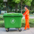 庄太太 【1100L绿色】升环卫户外垃圾桶带盖大号挂车分类垃圾桶大型室外工业垃圾桶垃圾车