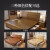 木鼎轩 床 实木床双人床 1.8单人床新中式现代橡胶木床 婚床卧室家具组合套装 1.5M*2.0M标准版 单床(颜色/尺寸备注)