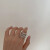 世纪约定洛世奇夸张个性多圈金属弹簧戒指女韩国简约百搭气质时尚指环 金
