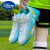 迪士尼（Disney）新款男童足球鞋碎丁儿童小学生魔术贴草坪训练鞋透气大童女款品牌 白月 30