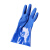瑞珂韦尔（Rockwell）劳保手套PVC蓝色磨砂浸塑防水防油防滑手套PC2701 1副 L