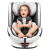法雷曼儿童安全座椅汽车0-4-12岁360度旋转宝宝婴儿车载坐椅isofix接口 魔力灰