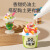 美阳阳小小甜品师冰淇淋杯diy手工制作奶油胶咕卡贴纸女孩儿童仿真玩具