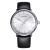 CK卡文克莱（CalvinKlein）手表正午系列男表简约时尚黑色皮带银色表盘K8M211C6