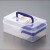 日本进口家用急救箱家庭药品收纳箱儿童药箱车载小药箱旅行药箱工具整理盒多功能塑料收纳盒 混色颜色随机发