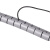 冰禹 BY-2010 电线理线管 配理线夹 开口缠绕管 包线束线管 电线收纳管 Φ20MM灰色 （10米）