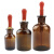 赫思迪格 玻璃滴瓶 实验室分装瓶 红胶头滴管试剂瓶  30ml白滴瓶 HHW-115