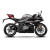 CFMOTO春风 250SR 单摇臂 2023款 摩托车 运动跑车【门店自提】 星光黑 订金（全款18980）