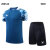 蝴蝶2023新款乒乓球服男女同款专业运动服短袖透气速干比赛服套装 男款黑色套装 XL