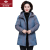 俞兆林（YUZHAOLIN）妈妈冬装中长款羽绒女2024冬季新款棉服中老年人棉衣外套大码棉袄 ZW-9903 蓝色【中长款棉袄】 2XL【建议105-120斤左右】