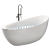 澳友（U-RAY）独立式亚克力浴缸家用成人小户型卫生间日式迷你彩色圆形网红浴缸 亮白色-单缸 1.4m