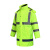 劳博士 加棉加厚雨衣套装 反光雨衣套装防水防寒保暖服 荧光绿XL
