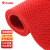 wimete 威美特 WIwj-54 PVC镂空防滑垫 S形塑料地毯浴室地垫 红色1.6m*1m加密5mm