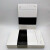 OLOEY遮盖力黑白测试卡纸油漆墨涂料打样测试半黑半白卡纸玻璃涂布平台 上白下黑100x155(双膜)/100张