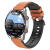 UICYXORHW20智能手表ECG+PPG商务不锈钢表带蓝牙通话运动健智 橙皮