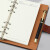 法拉蒙（faramon）活页笔记本子文具A6商务办公记事本小号活页本可随身携带皮面日记本 A6-棕色