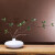 新中式仿真花创意花瓶绿植插花日式茶室茶几禅意摆件桌面假花装饰 白花瓶+发泡枝绿叶套装
