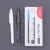 慕娜美monami水性笔0.38韩国纤维笔0.5mm软头笔签字彩色中性笔手帐笔勾线笔慕那美书法练字笔 黑杆2支+白杆2支