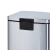 海斯迪克 脚踏式不锈钢垃圾桶 垃圾分类方形大号带盖垃圾桶 60L两分类(连体) HKT-285