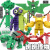 宠翰班班花园乐园第四季绿色怪物玩偶积木男孩拼装玩具斑斑幼儿园礼物 大型班班-红色恶魔高约28cm