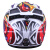 SOL摩托车头盔海鸟全盔 SOL 68S系列独角兽二代高档跑盔 巫师全盔 白红巫师 XL