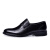 金猴 （JINHOU）商务休闲男士皮鞋舒适牛皮圆头套脚升级版男单鞋Q29010B 黑色 42码