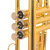 塞德森（SAIDESEN） 降B调小号乐器初学专业演奏 蒙乃尔活塞号 金色版STR-100
