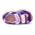 史努比儿童凉鞋机能学步男童凉鞋宝宝女童沙滩鞋S715107紫色27码