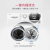 LG 8公斤直驱变频洗烘一体全自动滚筒洗衣机 智能手洗  LED触摸屏 奢华白 WD-L51ANF20
