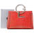 Guy Laroche 姬龙雪 女士牛皮红色品牌形象款手柄包时尚气质手拎斜挎包 GW1210691-04