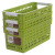 禧天龙Citylong 塑料收纳筐中号桌面收纳盒3个装环保材质 草绿色4L 7102