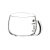 金灶（KAMJOVE）耐热玻璃杯 品茗杯茶具杯套装 小茶杯泡茶杯 K-105/四个装80毫升