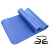 凯速NBR环保 185*80cm加长加宽防滑防潮健身瑜伽垫 10MM 蓝色 EA07