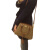 蔻驰（COACH） 奢侈品 女款卡其配棕色皮革双C纹印花斜挎单肩手提包 戴妃包大号 F34608 IMBDX