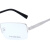 Ermenegildo Zegna 杰尼亚 男款银色半框镜框银色镜腿光学眼镜框眼镜架 EZ5065-D 016 55MM