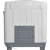 小天鹅（LittleSwan）洗衣机半自动  品牌电机 3C钢化玻璃盖板 9公斤大容量 双桶双缸 TP90-S968