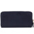 COACH 蔻驰 奢侈品 女士藏蓝色十字纹长款拉链钱包 F54007 IMMID