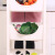 青苇 厨房置物架 蔬菜水果收纳筐 浴室卫生间三层收纳篮 可移动带轮 白色