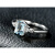米莱珠宝1.03克拉海蓝宝石戒指 18K金镶嵌钻石 彩色宝石戒指 15个工作日高级定制