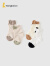 童泰（TONGTAI）婴儿袜子春秋季男女宝宝无骨棉袜儿宽口不勒童中筒袜4双装 均色 1-3岁