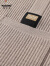 啄木鸟（TUCANO）男士翻领开衫针织衫纽扣口袋纯色简约百搭中年居家旅行针织衫 米色 175/XL (体重135-150斤)