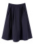 欧莎（OSA）高腰a字花苞半身裙显瘦气质大摆裙子女夏季新款 蓝色 S