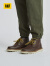 CAT卡特马丁靴男士户外休闲复古单鞋系列工装靴低靴子 深棕 41