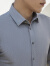雅戈尔长袖衬衫男天然免烫衬衫石墨烯面料垂性好手感舒适 灰色 42