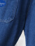 迪士尼（Disney）男童加绒背带裤春秋儿童牛仔裤保暖洋气女宝宝冬季加厚棉裤可开裆 加绒款蓝色 80cm