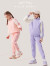Hello Kitty女童套装儿童外套春季休闲开衫中大童卫衣运动裤两件套025紫色120